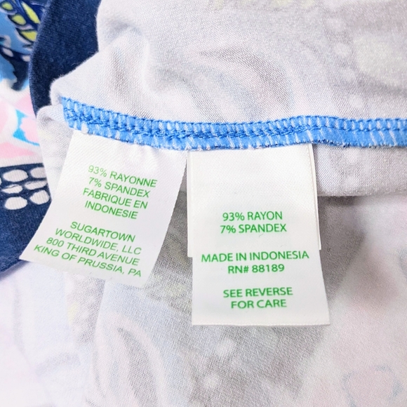 Lilly Pulitzer UPF 50+ SOPHILETTA DRESS Blue Peri Lapis Lanterns - Picture 12 of 12